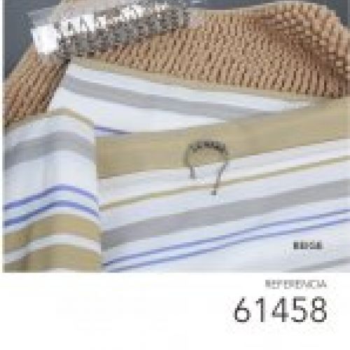 61458 SET 3 PIEZAS ALFOMBRA, CORTINA Y ANILLAS BH TEXTIL