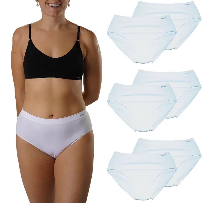 Bragas midi altas Fevi colores surtidos talla única