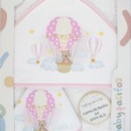 1205 CAPA BAÑO O TOALLA GLOBO  1 X 1 M  BABY PASITOS