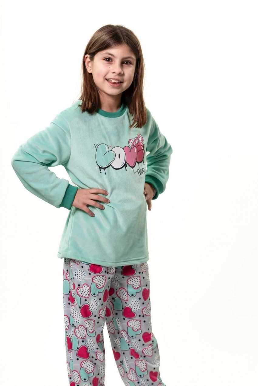 KN 456 PIJAMA NIÑA SPANDEX 8 A 16 KINANIT