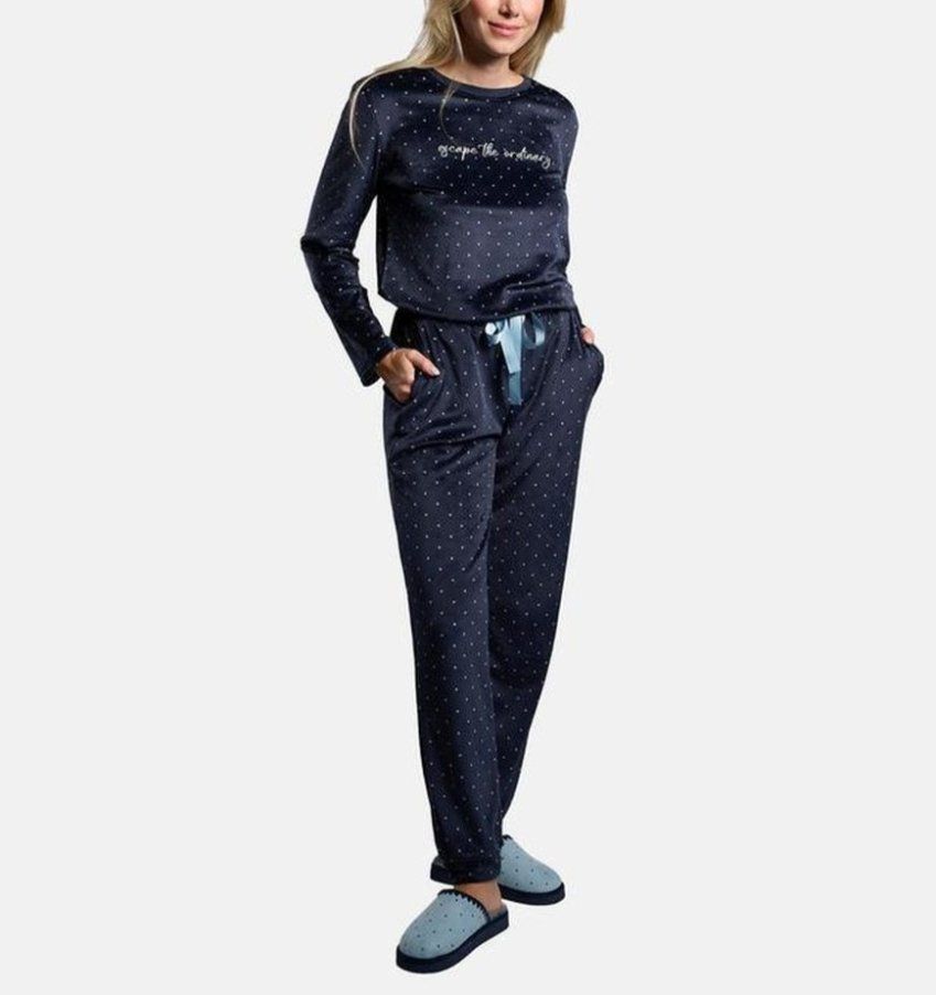 Pijama mujer Ysabel Mora azul marino Ref. 26206