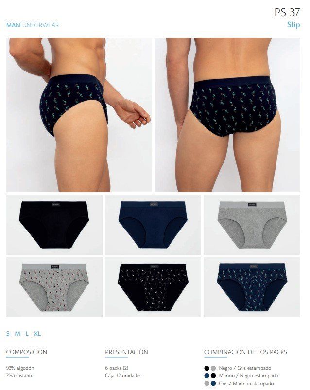 PS37 SLIP DON ALGODON (PACK 2)