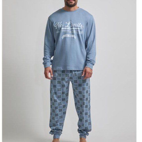 25208927 PIJAMA CABALERO INTERLOCK 100% ALGODON / 25209027 TALLAS GRANDES DIASSI