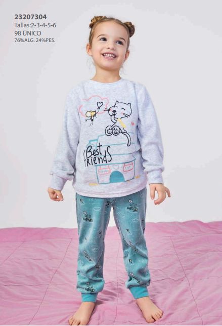 23207304 PIJAMA NILA TERCIOPELO TOBOGAN