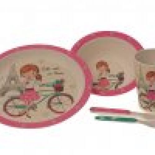 10634 VAJILLA INFANTIL PARIS GAMBERRITOS