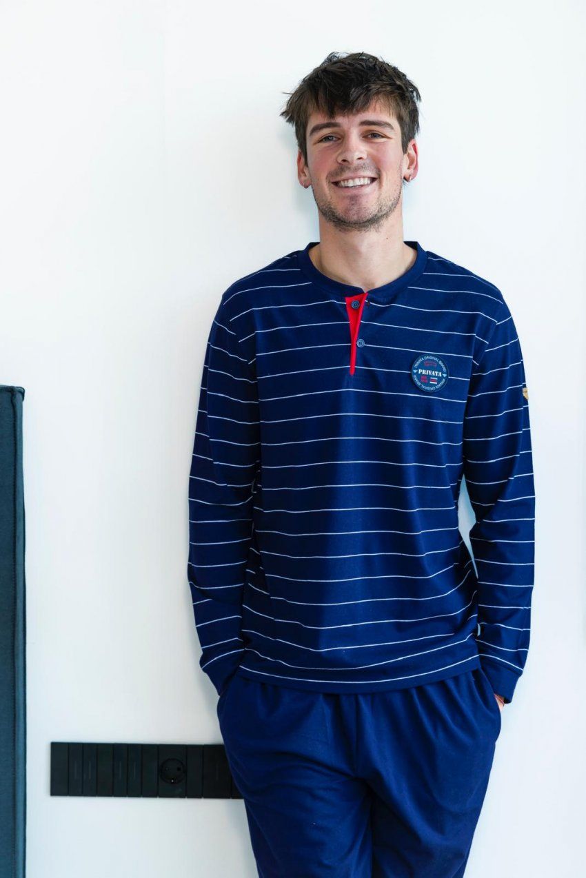 pv25303 pijama hombre algodon privata