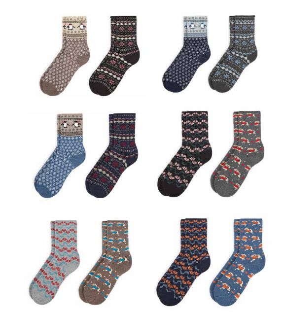calcetines termicos de mujer de fantasia de la marca soxland