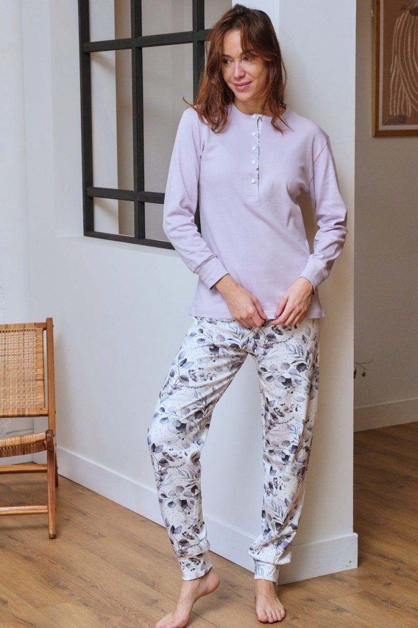 ijama de mujer Muslher 266618 en tejido interlock para venta al por mayor
