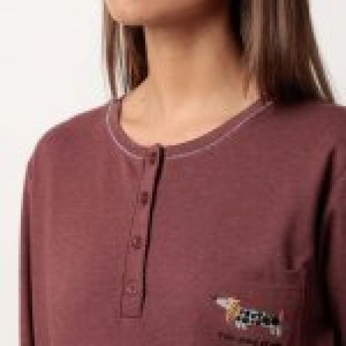 63622 PIJAMA MUJER PERRITOS INTERLOCK ADMAS