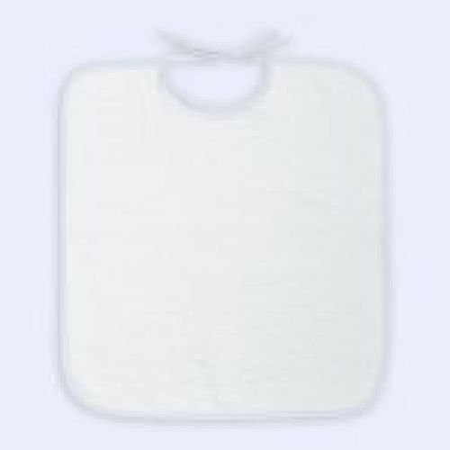 419 BABEROS SUPER GRANDES 33X36 RIZO  SIN PASTICO PACK 6 BLANCOS