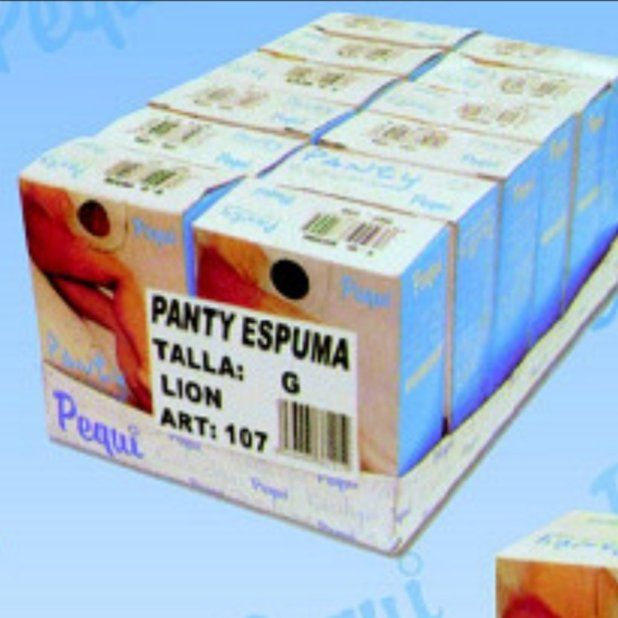 10 PANTY ESPUMA