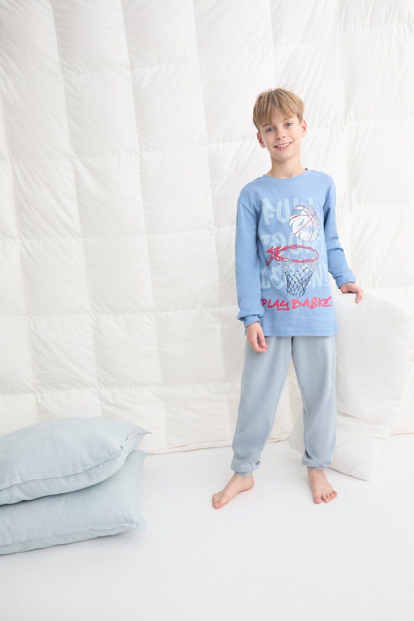 26208007 PIJAMA NIÑO ALGODÓN INTERLOCK (8 A 16 AÑOS) TOBOGAN