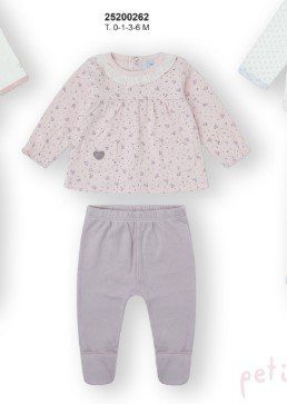 25200262 CONJUNTO BEBE INTERLOCK  0 A 6M YATSI