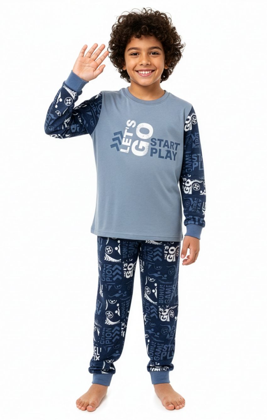 pijama niño interlock kinanit kn 359