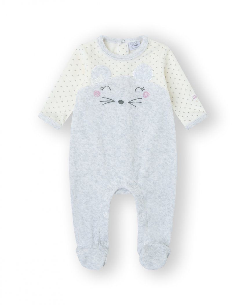 25200333 PELELE BEBE TERCIOPELO  0 A 18M YATSI