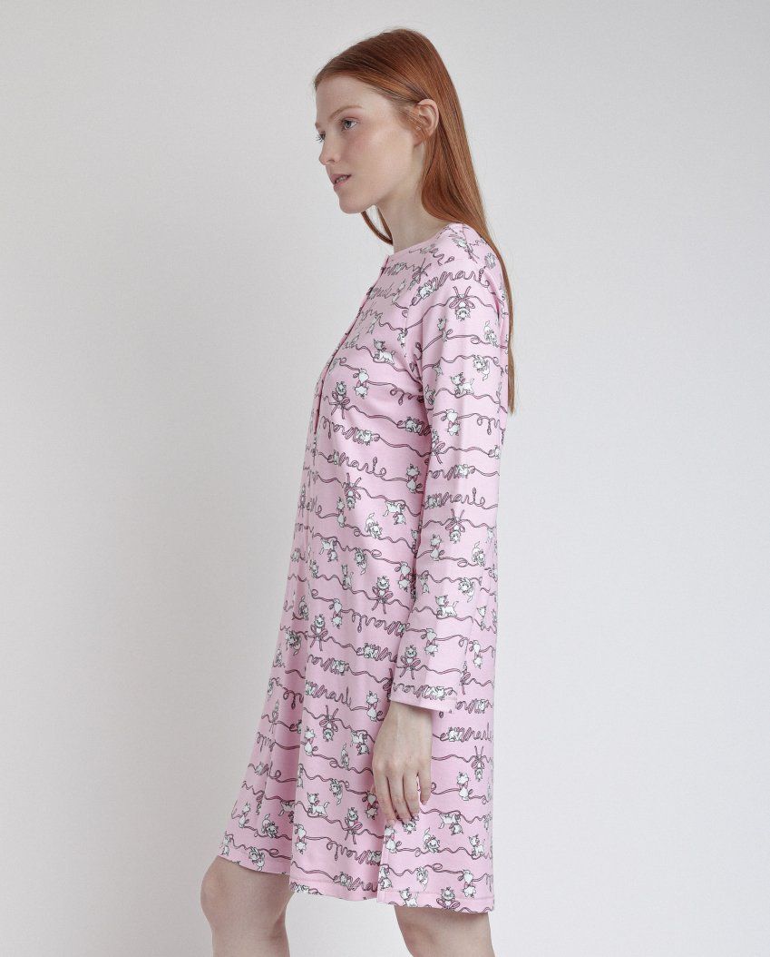 61427 Camison manga larga 100% algodon de la gatita de los aristogatos de la casa admas al por mayor