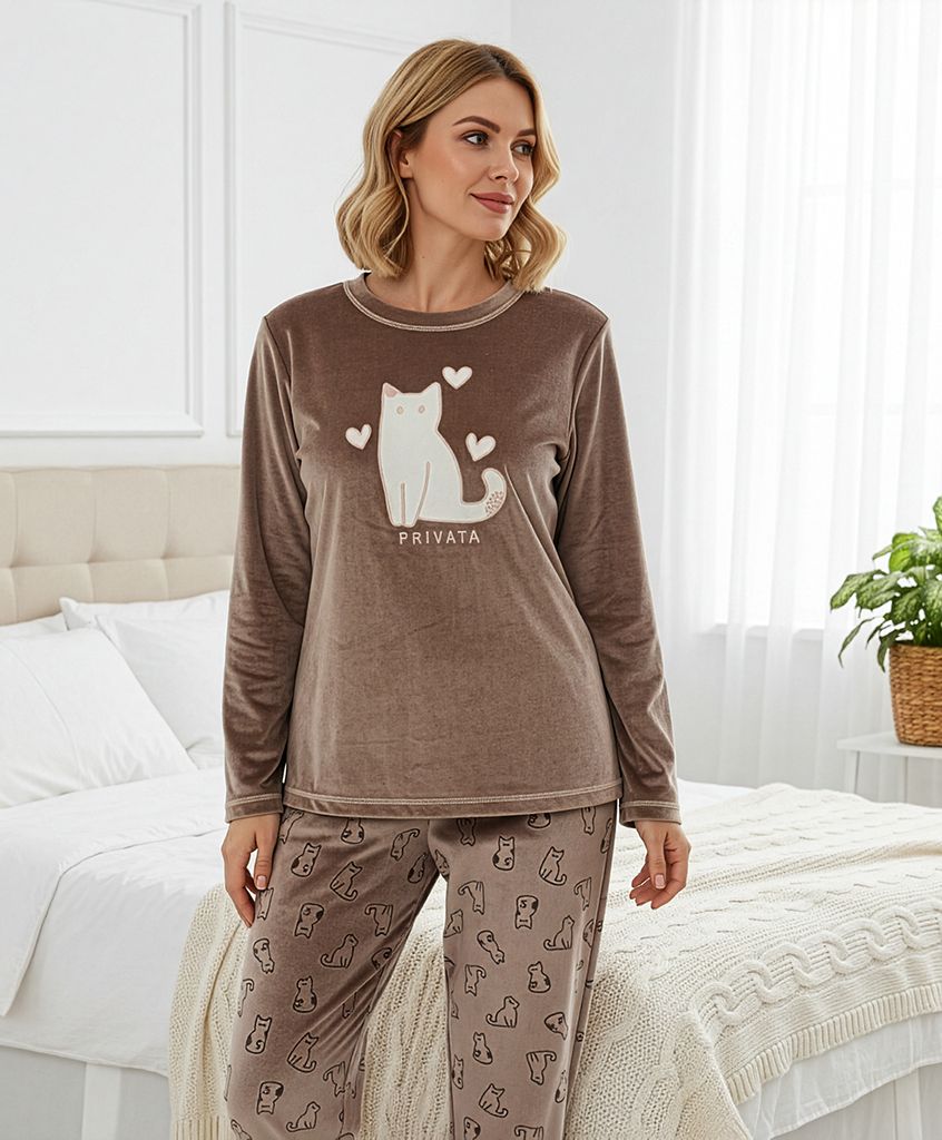 PVH 26418  PIJAMA MUJER SPANDEX PRIVATA