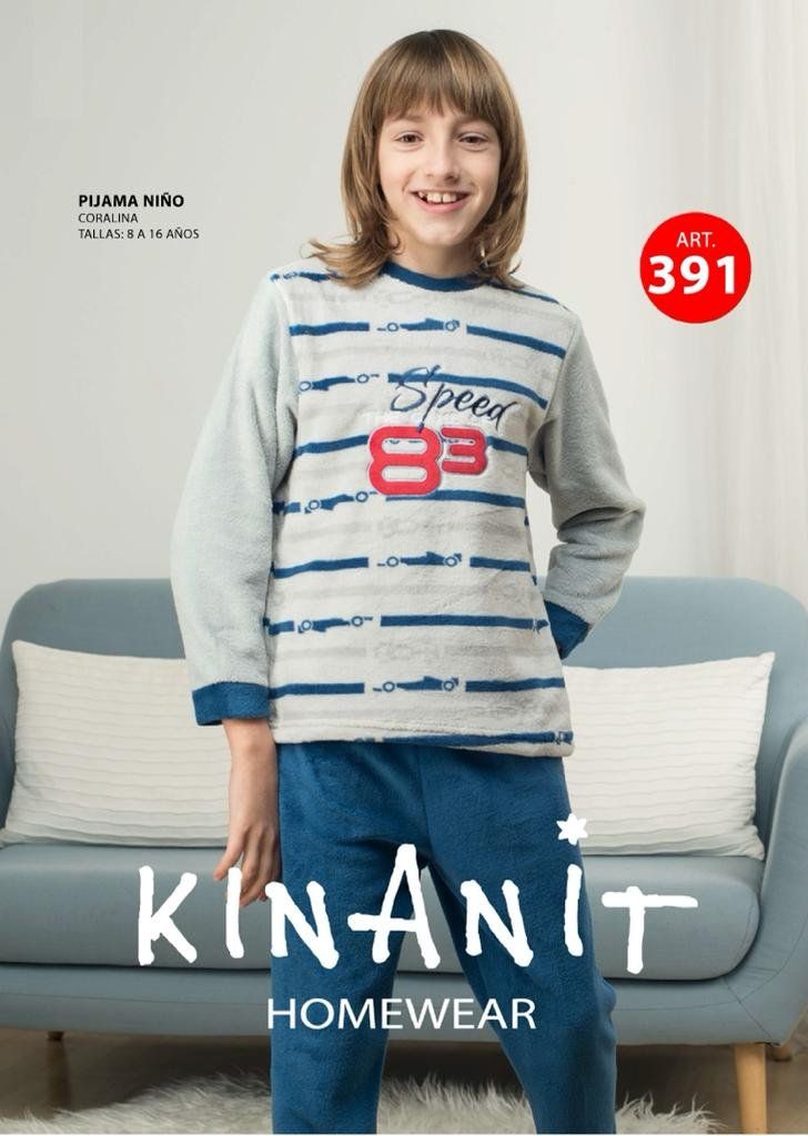 KN 391 PIJAMA CORALINA NIÑO
