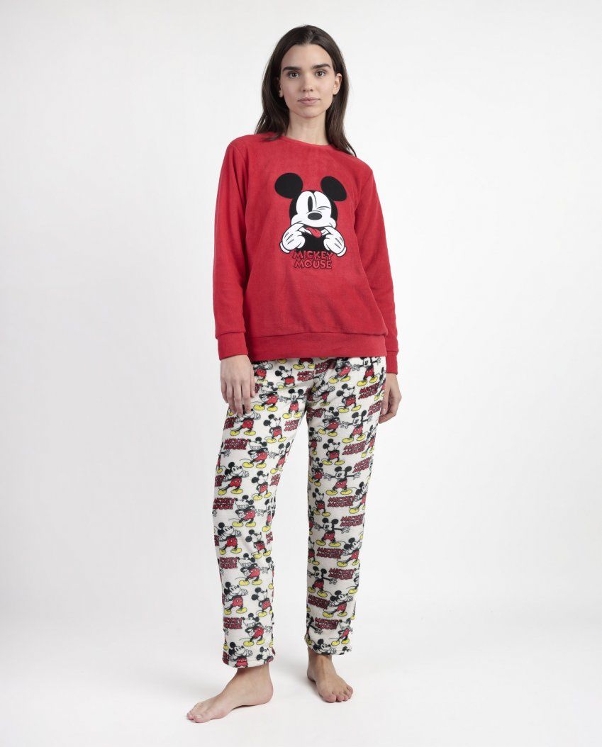 63669 PIJAMA MUJER CALENTITO COREL MICKEY DISNEY ADMAS