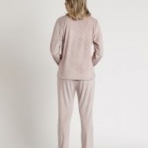 62651 PIJAMA MUJER VELVET ADMAS CLASSIC