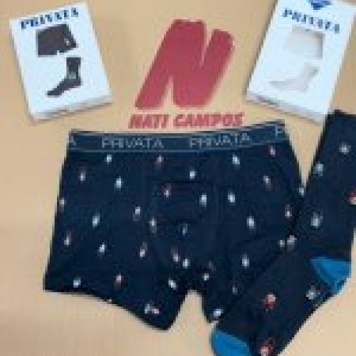 PV504 BOXER MAS CALCETIN CAJA REGALO PRIVATA
