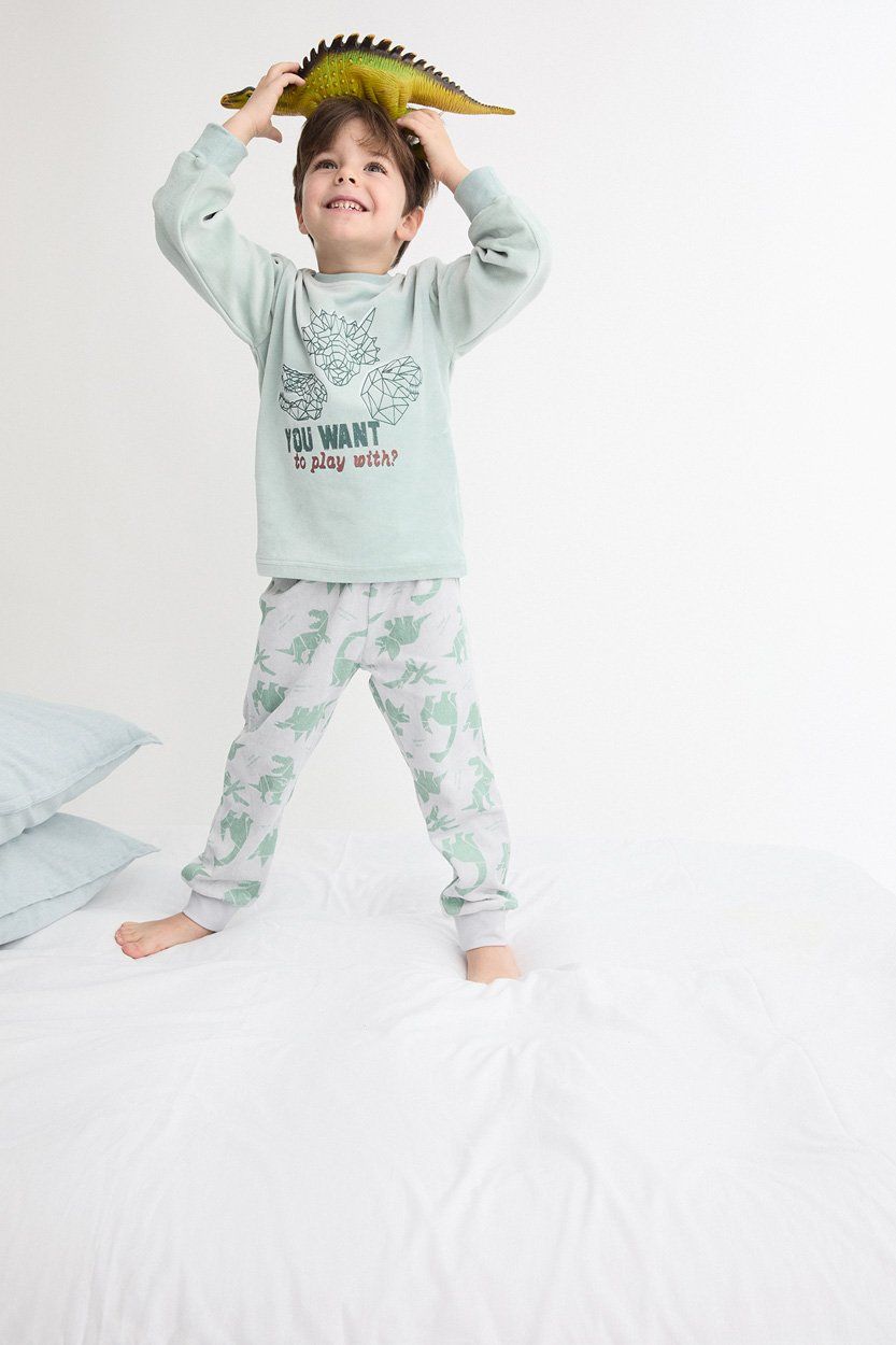 26207006 PIJAMA NIÑO TERCIOPELO (2 A 7 AÑOS) TOBOGAN