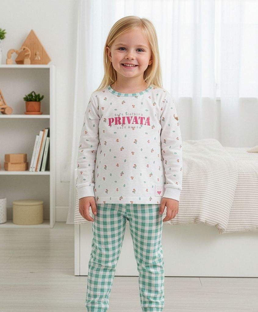 PVH 26120 PIJAMA NIÑA INTERLOCK 2 a 6 AÑOS PRVATA