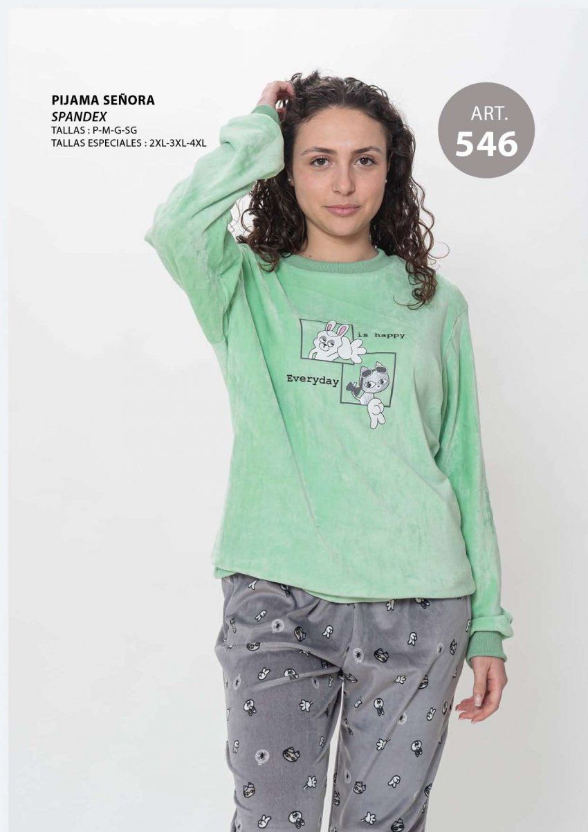 KN 546 PIJAMA MUJER SPANDEX KINANIT