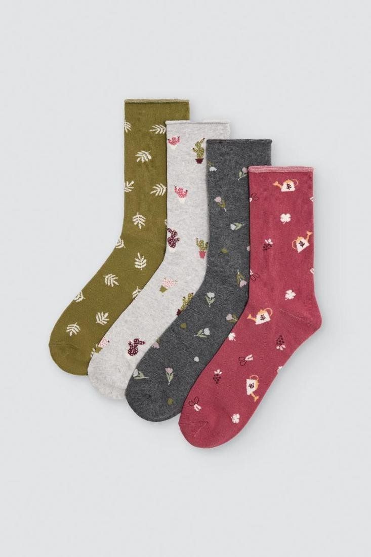 Calcetines de mujer sin puño Ysabel Mora ref. 12112 expositor de 24 pares surtidos talla 36 41.