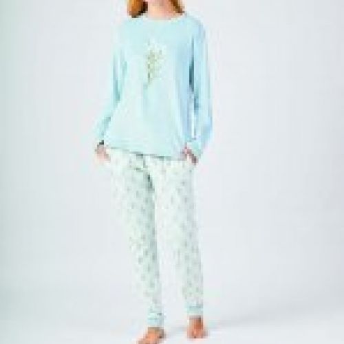 JG FP 705 PIJAMA MUJER TERCIOPELO SPANDEX JAVIER GOLMAR
