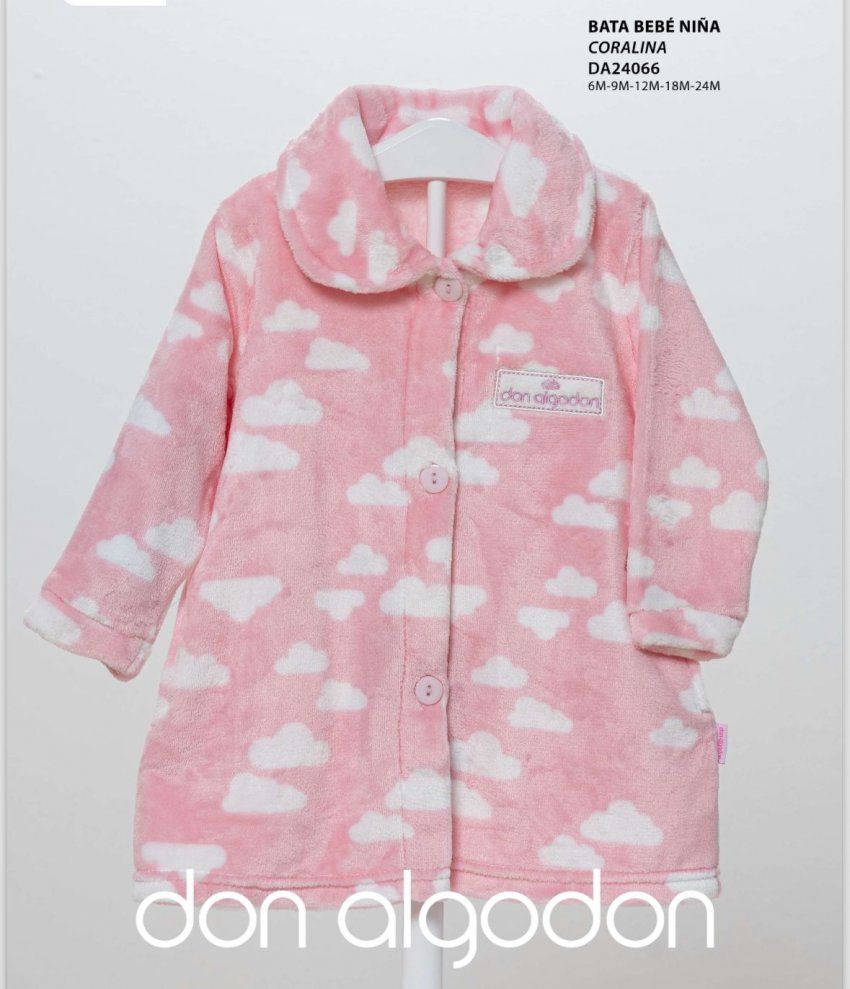 DA24066 BATA BEBE 6 A 24 MESES NACARINA DON ALGODON