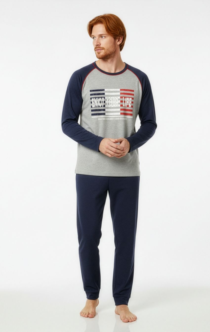KN 624 PIJAMA HOMBRE ALGODON INTERLOCK KINANIT