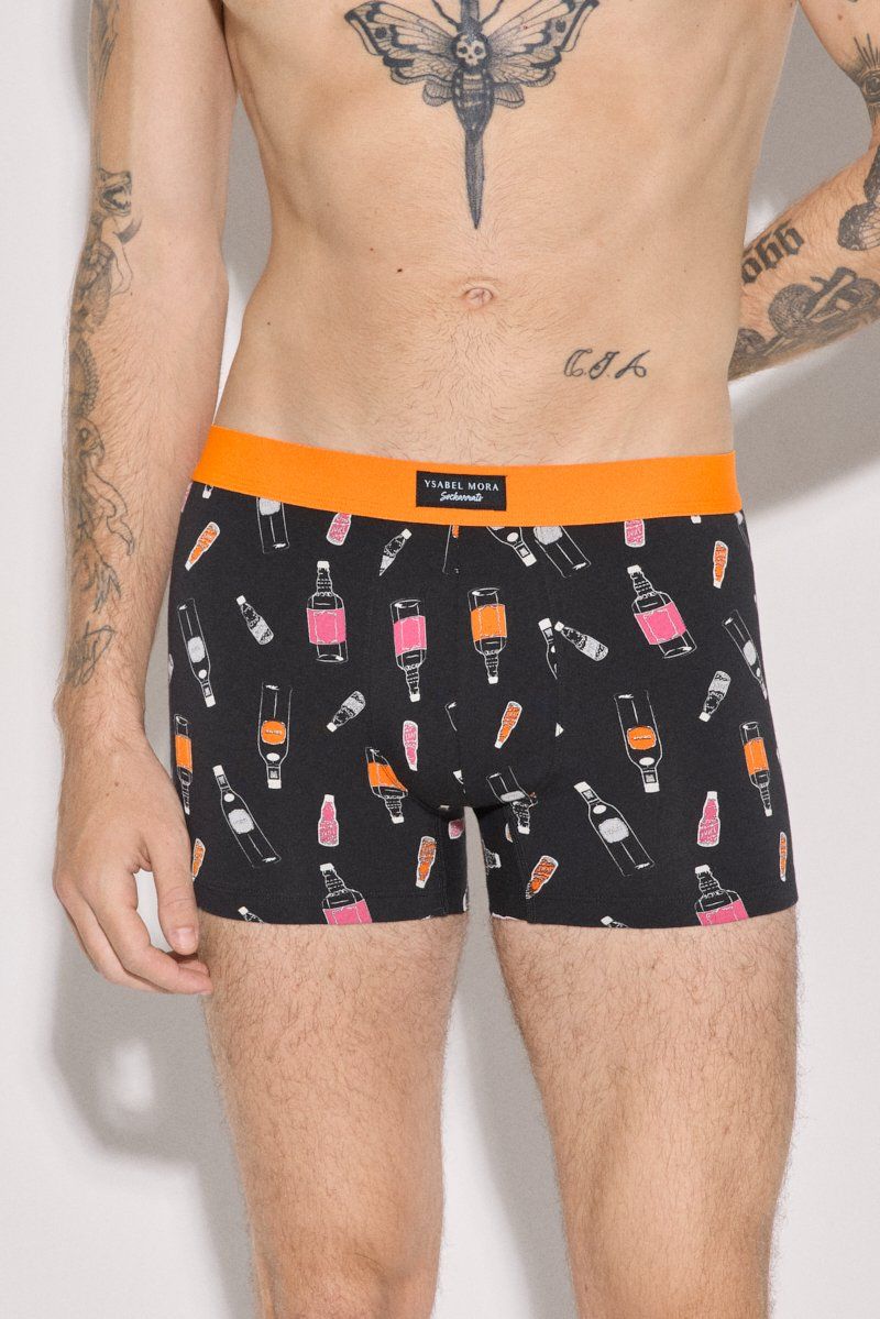 20437 Pack de 2 calzoncillos bóxer de algodón natural estampados