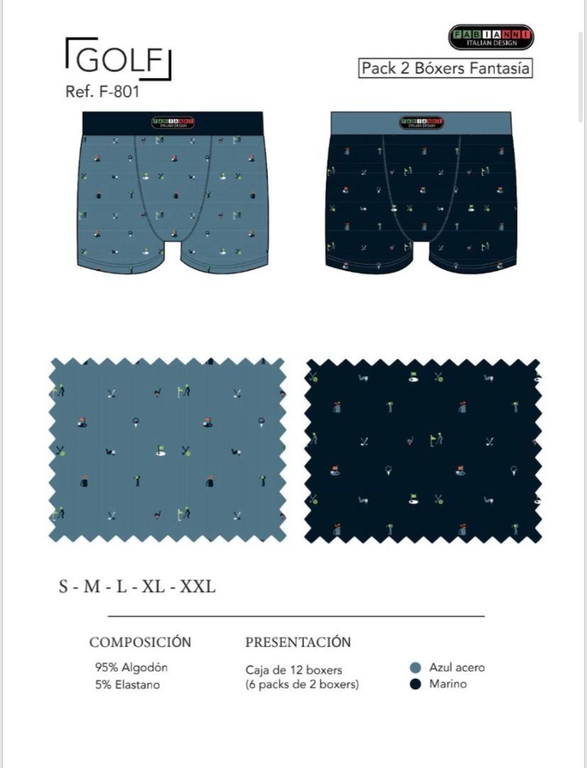 F 801 BOXER HOMBRE ALGOSON FABIANNI
