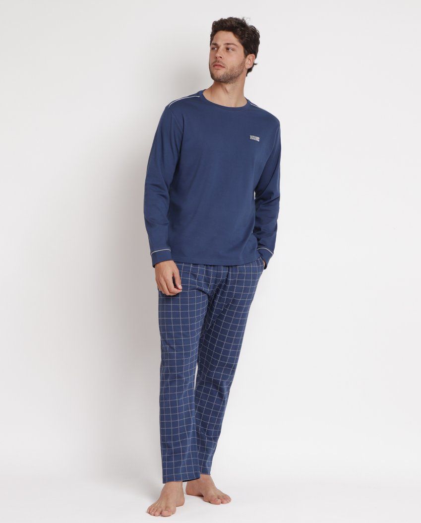 62188 PIJAMA CABALLERO INTERLOCK  ADMAS