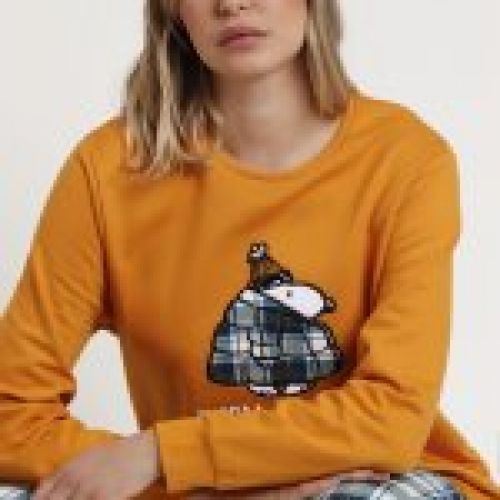 62446 PIJAMA SEÑORA SNOOPY 100% ALGODON ADMAS