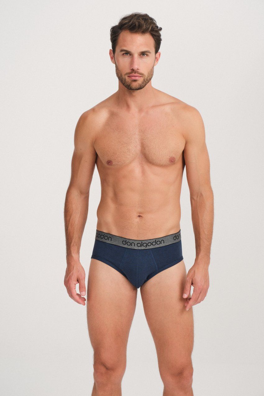 PS03 SLIP HOMBRE DON ALGODON  PACK 2