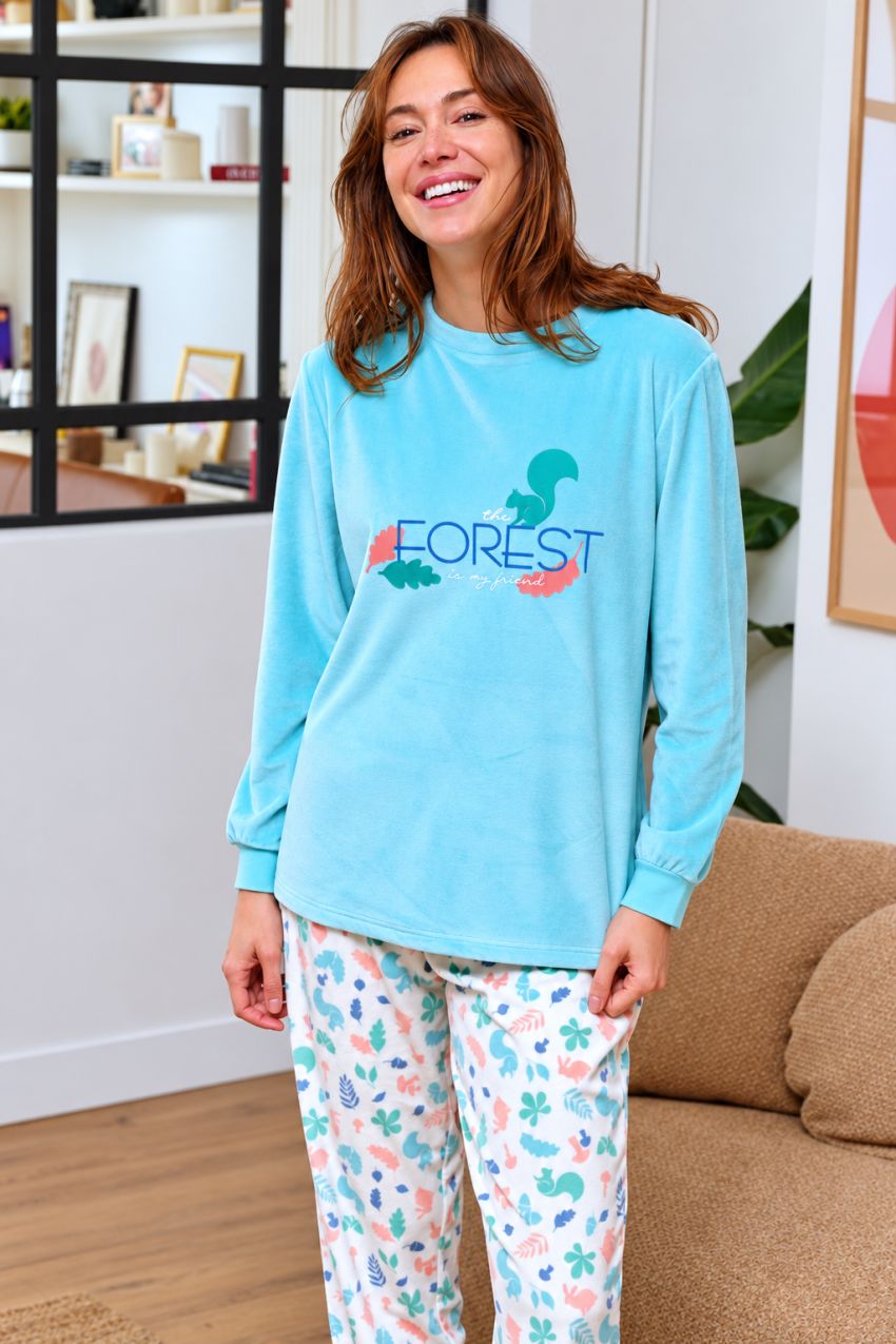 266615 PIJAMA MUJER SPANDEX MUSLHER