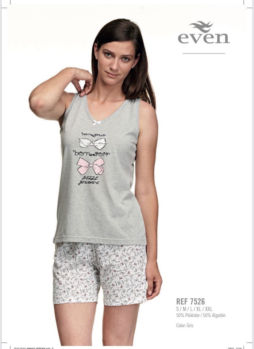 7526 PIJAMA SEÑORA VERANO EVEN