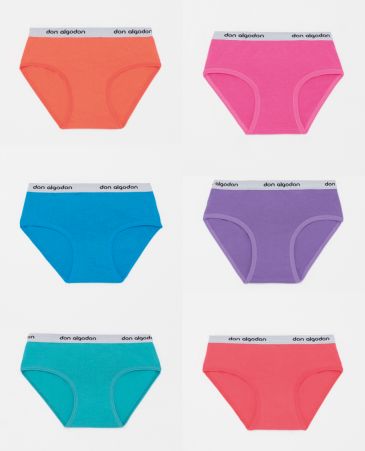 pack 2 braguitas colores don algodon