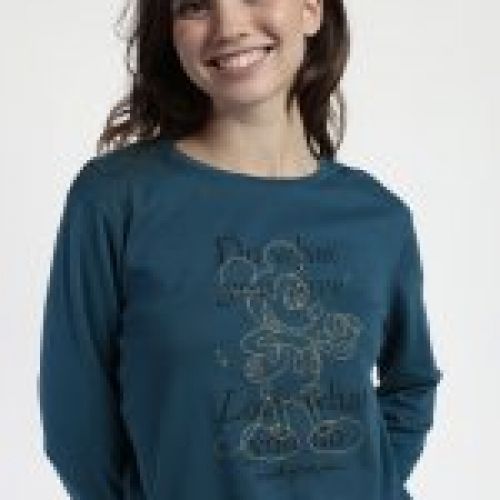 63661 PIJAMA MUJER 100% ALGODON MICKEY DISNEY ADMAS
