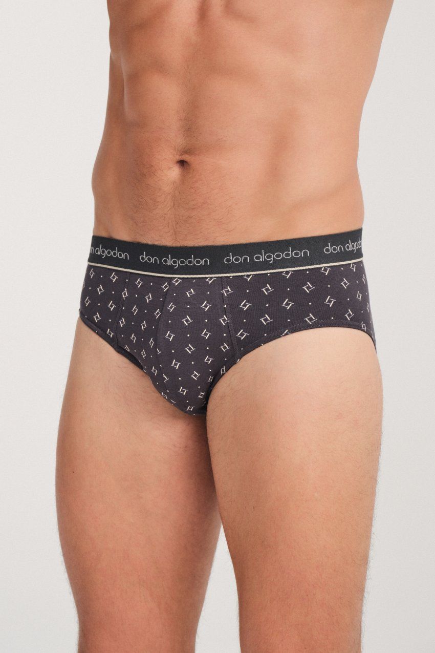 PS24 SLIP HOMBRE DON ALGODON  PACK 2