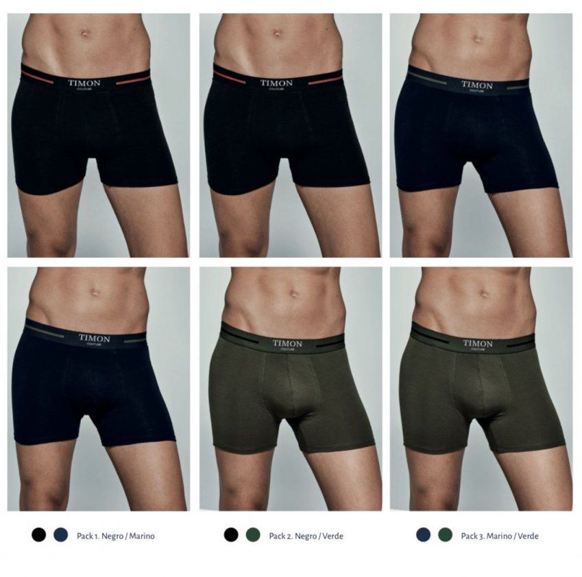 B 1001 BOXER CABALLERO PACK 2 TIMON