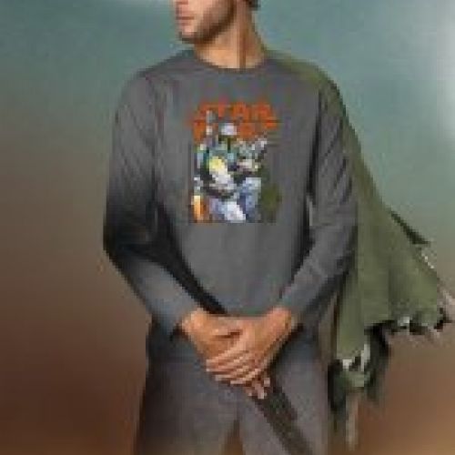 62498 PIJAMA CABALLERO100% ALGODON STAR WARS  ADMAS