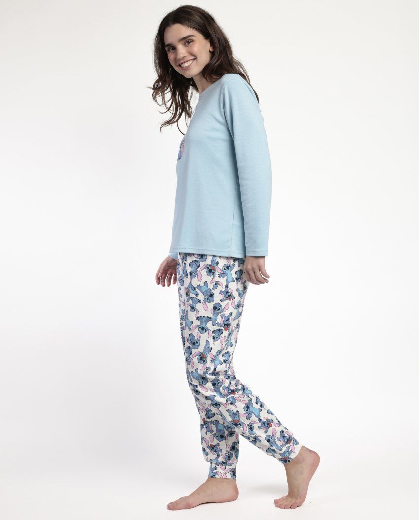 63322 PIJAMA MUJER INTERLOCK LILO & STITCH DISNEY ADMAS