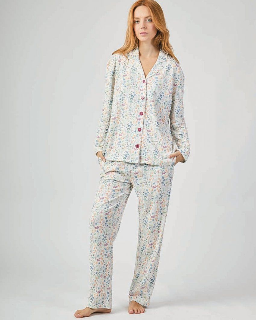 JG FP 400 PIJAMA MUJER ABIERTO ALG FELPA JAVIER GOLMAR