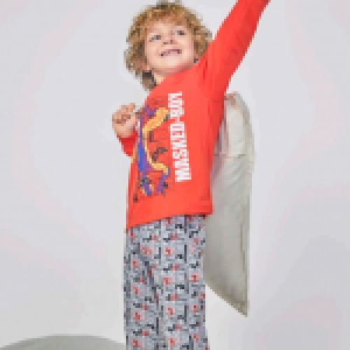 23207003 PIJAMA NIÑO INTERLOCK 2 a 6 AÑOS TOBOGAN