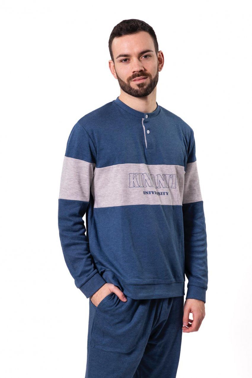 KN 623 PIJAMA HOMBRE ALGODON KINANIT