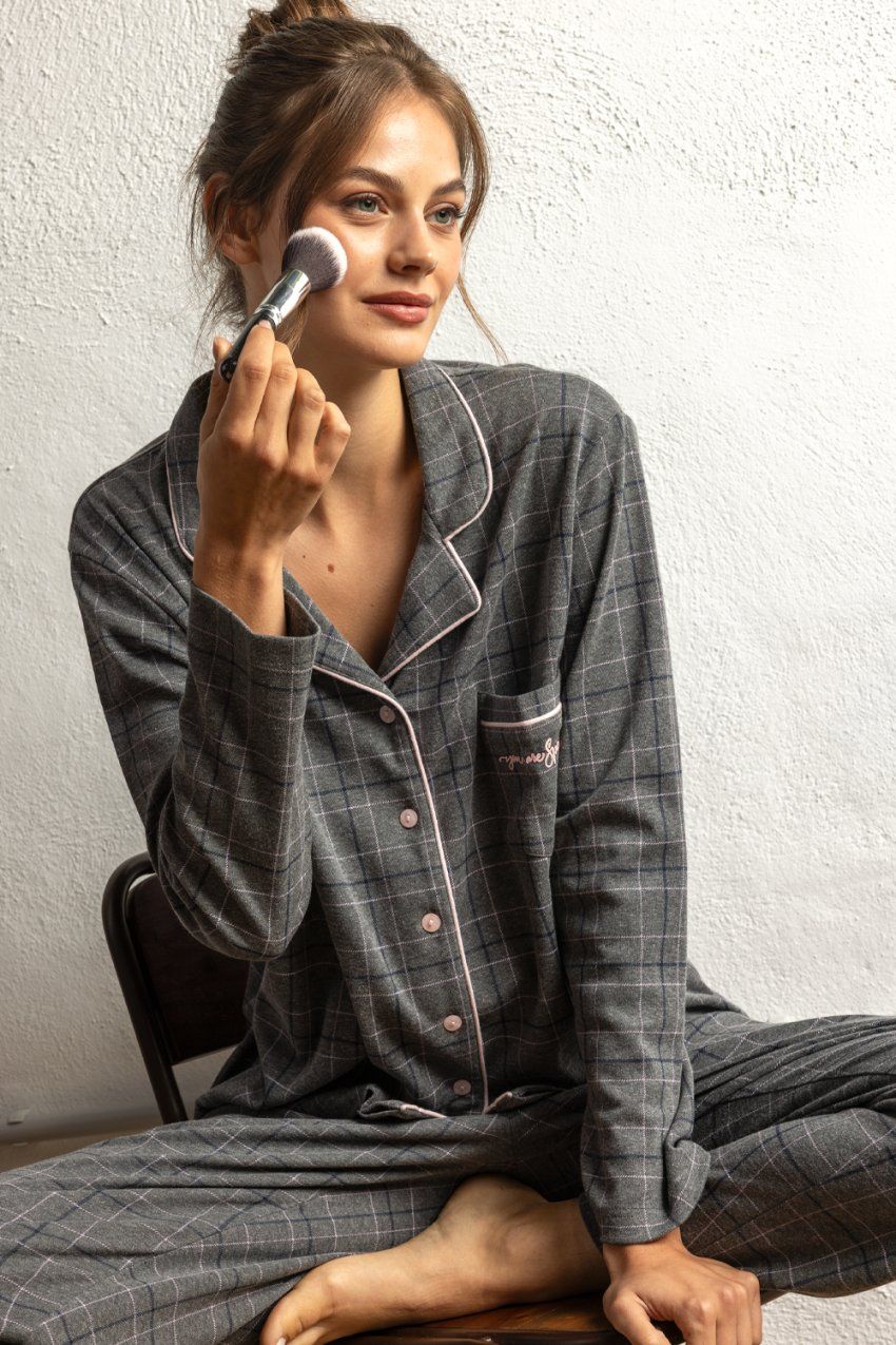 PIJAMA MUJER ABIERTO INTERLOCK ADMAS 64501