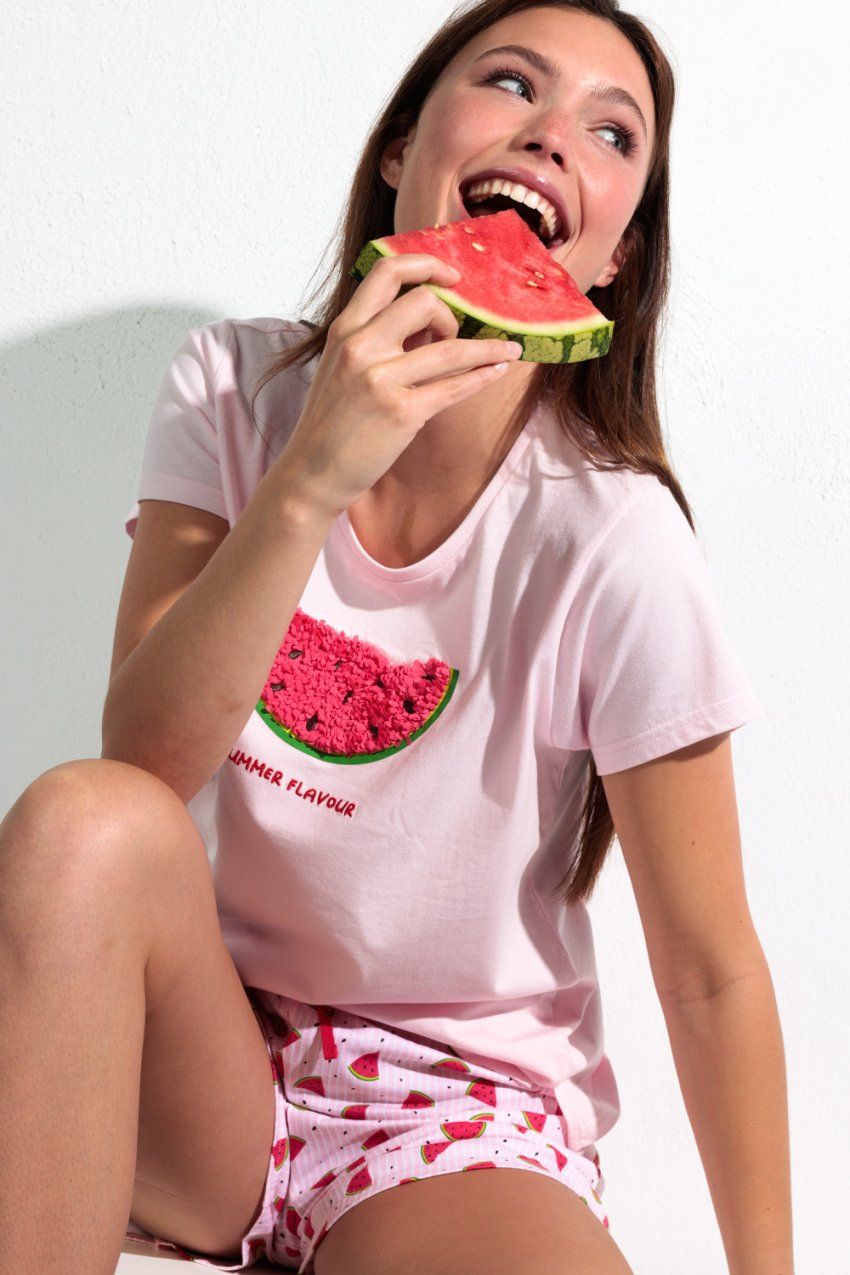 64081 PIJAMA SANDIA MUJER VERANO ADMAS